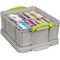 Really Useful Recycled Storage Box, 18 Litre, Grey