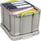 Really Useful Recycled Storage Box, 35 Litre, Grey