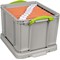 Really Useful Recycled Storage Box, 35 Litre, Grey