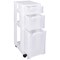 Really Useful Slimline 3 Drawer Storage Tower Clear