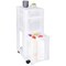 Really Useful Slimline 3 Drawer Storage Tower Clear