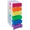 Really Useful Slimline 6 Drawer Storage Tower 3.5L Clr/Ast
