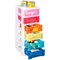 Really Useful Slimline 6 Drawer Storage Tower 3.5L Clr/Ast