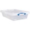 Really Useful Wheeled Box 33.3 Litre Clear Pack of 3