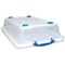 Really Useful Wheeled Box 33.3 Litre Clear Pack of 3