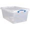 Really Useful Wheeled Box 63.5 Litre Clear Pack of 3