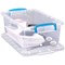 Really Useful Storage Box 5.3 Litre Clear Pack of 3