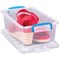 Really Useful Storage Box 5.3 Litre Clear Pack of 3