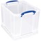 Really Useful Stacking Box Handles 25.7L Clear Pack of 3