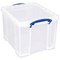 Really Useful Stacking Box Handles 25.7L Clear Pack of 3