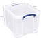 Really Useful Stacking Box Handles 25.7L Clear Pack of 3