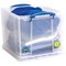 Really Useful Stacking Box Handles 25.7L Clear Pack of 3