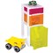 Really Useful Slimline 3 Drawer Storage Tower Clear/Ast