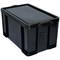 Really Useful Storage Box, 64 Litre, Black
