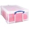 Really Useful Storage Box, 50 Litre, Clear