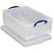 Really Useful Storage Box, 50 Litre, Clear