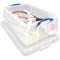 Really Useful Storage Box, 50 Litre, Clear