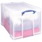 Really Useful Storage Box, 84 Litre, Clear