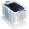 Really Useful Storage Box, 84 Litre, Clear