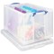 Really Useful Storage Box, 84 Litre, Clear