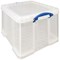 Really Useful Storage Box, 42 Litre, Clear