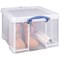 Really Useful Storage Box, 42 Litre, Clear