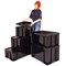 Really Useful Storage Box, 35 Litre, Black