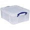 Really Useful Storage Box, 18 Litre, Clear
