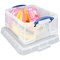 Really Useful Storage Box, 18 Litre, Clear