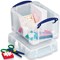 Really Useful Storage Box, 3 Litre, Clear