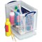 Really Useful Storage Box, 19 Litre, Clear