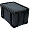 Really Useful Storage Box, 84 Litre, Black