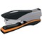 Rexel Optima 40 Full Strip Stapler, Capacity 40 Sheets, Black Grey and Orange