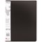 Rexel See and Store Book with Full-length Spine Ticket, 20 Pockets, A4, Black