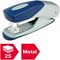 Rexel Matador Half Strip Stapler, Capacity 25 Sheets, Silver and Blue