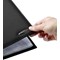 Rexel A4 Soft Touch Display Book, Smooth Cover, 24 Pockets, Black