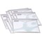 Rexel A5 Ice Popper Wallets, Clear, Pack of 5