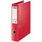 Rexel Foolscap Lever Arch File, 75mm Spine, Plastic, Red
