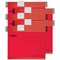 Rexel Classic Manilla Suspension Files, V Base, Foolscap, Red, Pack of 25