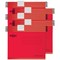 Rexel Classic Manilla Suspension Files, V Base, Foolscap, Red, Pack of 25