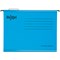 Rexel Classic Manilla Suspension Files, V Base, Foolscap, Blue, Pack of 10