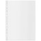 Rexel A4 Recycled Punched Pockets, 70 Micron, Top Opening, Pack of 100