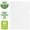 Rexel 100% Recycled A4 Cut Flush Folders, Clear, Pack of 100