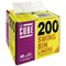 Le Cube Medium Duty Swing Bin Liners, 46 Litre, Black, Pack of 200