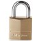 Master Lock Padlock, Brass, 40mm