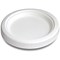 Caterpack Super Rigid Biodegradable Plate, 177mm, White, Pack of 50