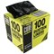 Le Cube Heavy Duty Refuse Sacks, 80 Litre, Black, Pack of 100