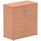 Impulse Low Cupboard, 1 Shelf, 800mm High, Beech