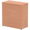 Impulse Low Cupboard, 1 Shelf, 800mm High, Beech