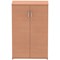 Impulse Medium Cupboard, 2 Shelves, 1200mm High, Beech